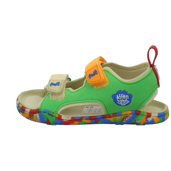 Affenzahn Vegan Airy Sandalen oliv - 360° Ansicht