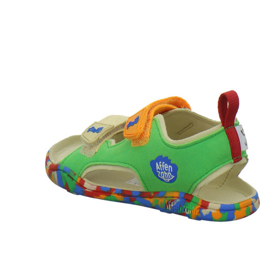 Affenzahn Vegan Airy Sandalen oliv - 360° Ansicht