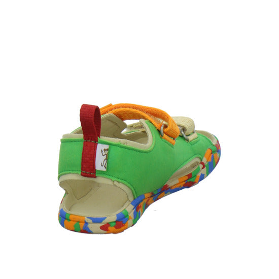 Affenzahn Vegan Airy Sandalen oliv - 360° Ansicht