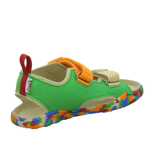 Affenzahn Vegan Airy Sandalen oliv - 360° Ansicht