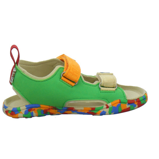 Affenzahn Vegan Airy Sandalen oliv - 360° Ansicht