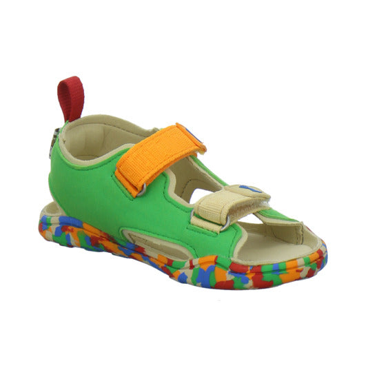 Affenzahn Vegan Airy Sandalen oliv - 360° Ansicht