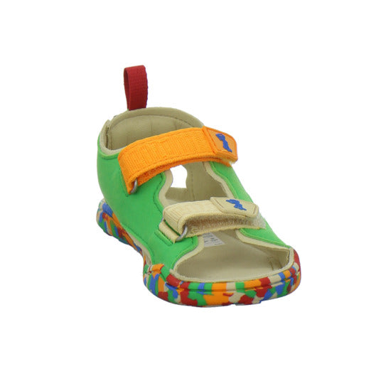Affenzahn Vegan Airy Sandalen oliv - 360° Ansicht