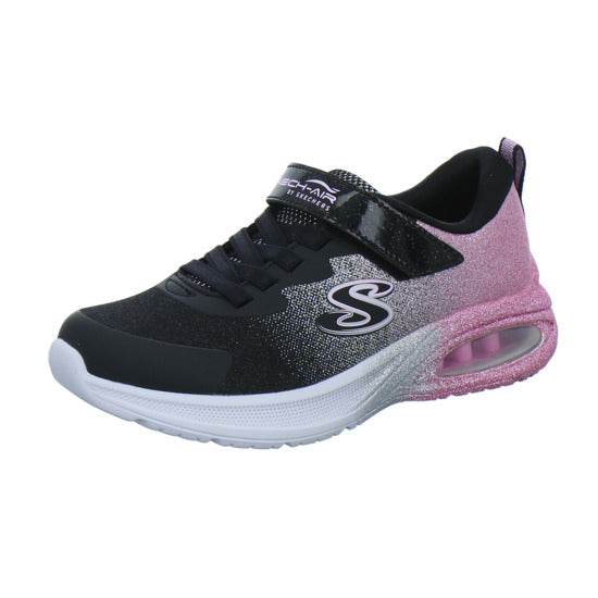 Skechers Halbschuhe Mädchen Microspec Glitz Schwarz-kombi