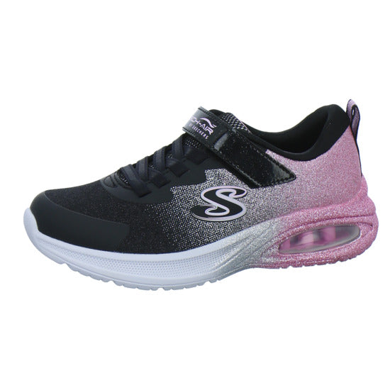 Skechers Halbschuhe Mädchen Microspec Glitz Schwarz-kombi