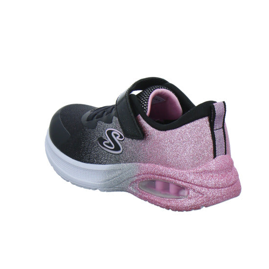 Skechers Halbschuhe Mädchen Microspec Glitz Schwarz-kombi
