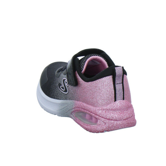 Skechers Halbschuhe Mädchen Microspec Glitz Schwarz-kombi