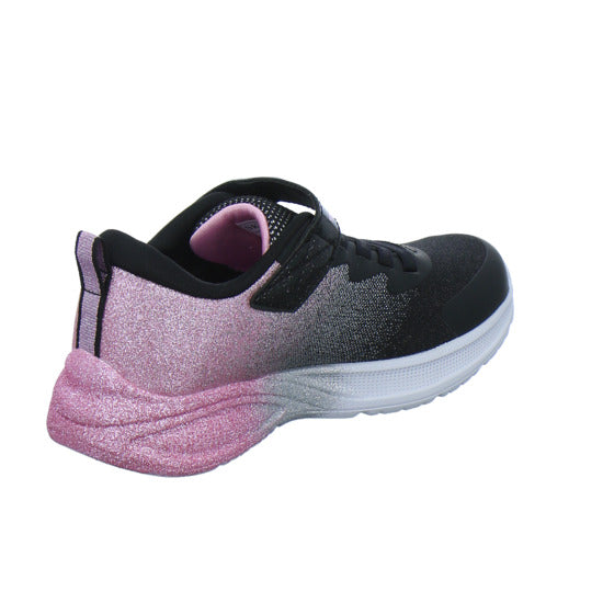 Skechers Halbschuhe Mädchen Microspec Glitz Schwarz-kombi