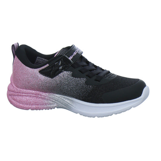 Skechers Halbschuhe Mädchen Microspec Glitz Schwarz-kombi