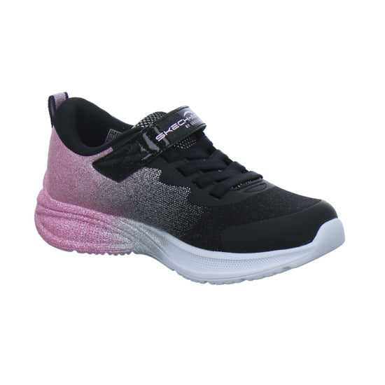 Skechers Halbschuhe Mädchen Microspec Glitz Schwarz-kombi