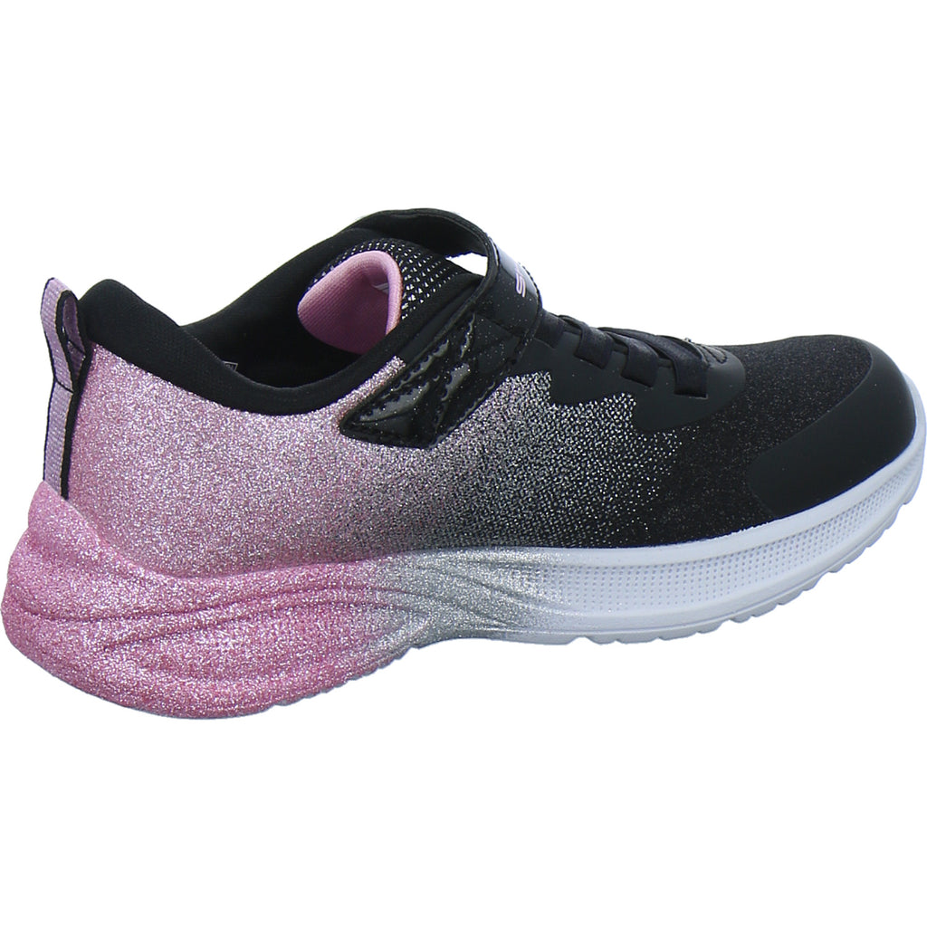 Skechers Halbschuhe Mädchen Microspec Glitz Schwarz-kombi