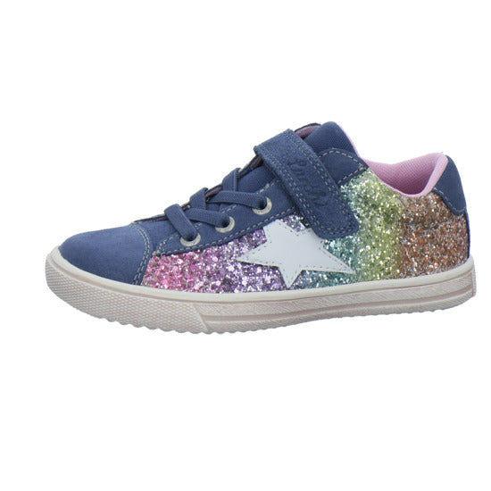 Lurchi Salita Halbschuhe Blau-kombi - 360° Ansicht