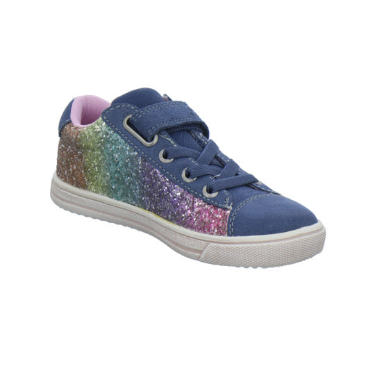 Lurchi Salita Halbschuhe Blau-kombi - 360° Ansicht