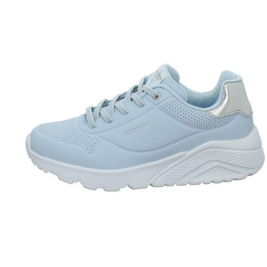 Skechers UNO LITE Halbschuhe Hellblau - 360° Ansicht