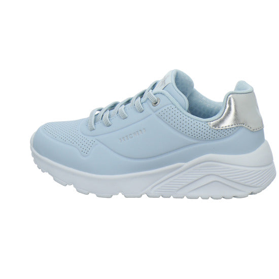 Skechers UNO LITE Halbschuhe Hellblau - 360° Ansicht