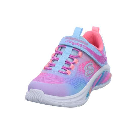 Skechers Halbschuhe Mädchen S-LIGHTS RAIMBOW CRUISERS Hellblau