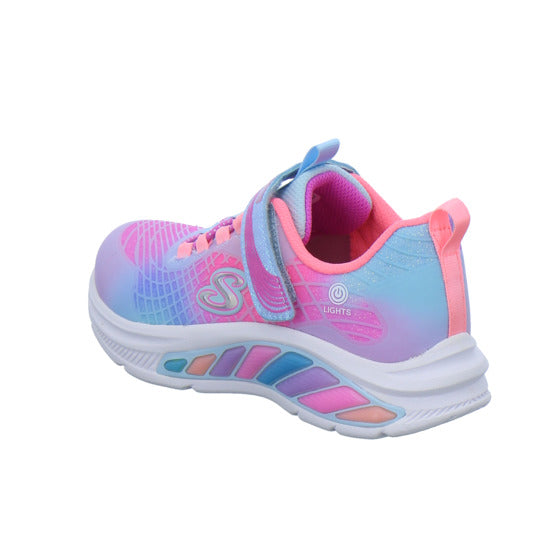 Skechers Halbschuhe Mädchen S-LIGHTS RAIMBOW CRUISERS Hellblau