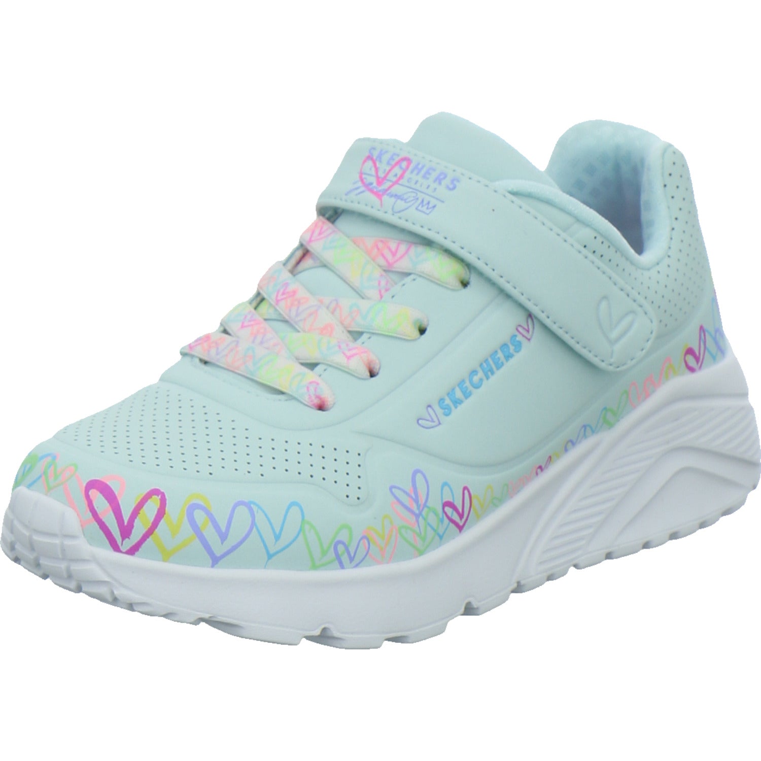 Skechers Halbschuhe Mädchen UNO LITE Hellblau