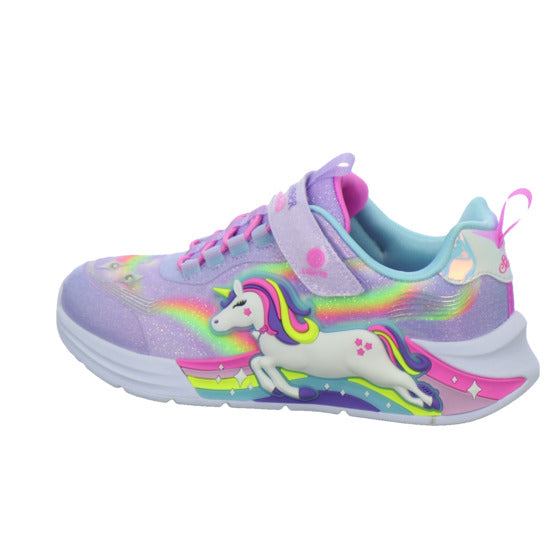 Skechers Halbschuhe Mädchen S-LIGHTS UNICORN Flieder