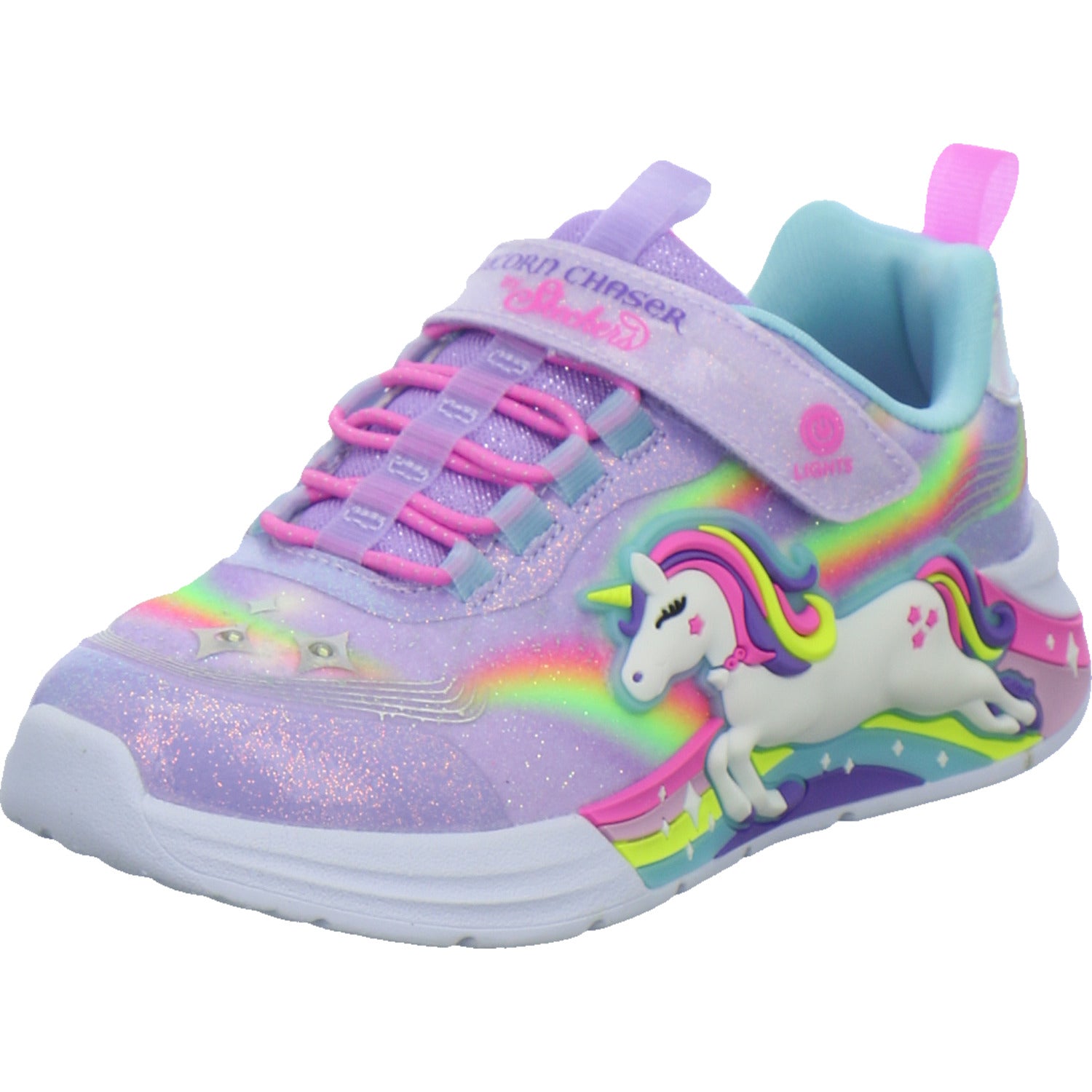 Skechers Halbschuhe Mädchen S-LIGHTS UNICORN Flieder