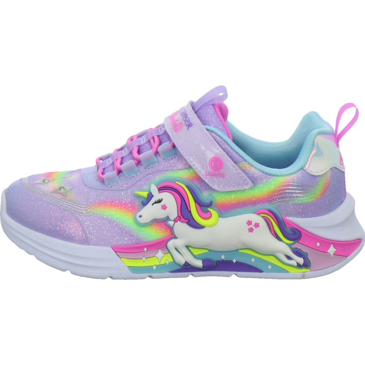 Skechers Halbschuhe Mädchen S-LIGHTS UNICORN Flieder