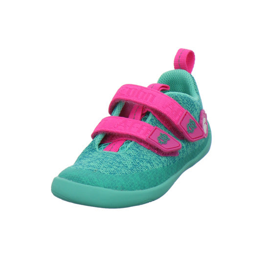 Affenzahn Knit Happy Halbschuhe türkis - 360° Ansicht