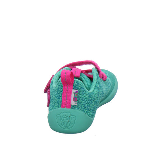 Affenzahn Knit Happy Halbschuhe türkis - 360° Ansicht