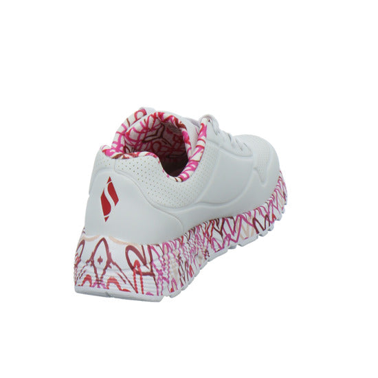 Skechers UNO GOLDCROWN KIDS Halbschuhe Weiß-kombi - 360° Ansicht