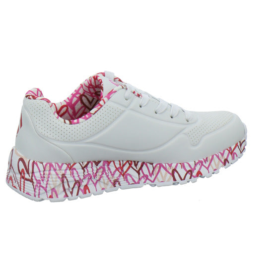 Skechers UNO GOLDCROWN KIDS Halbschuhe Weiß-kombi - 360° Ansicht
