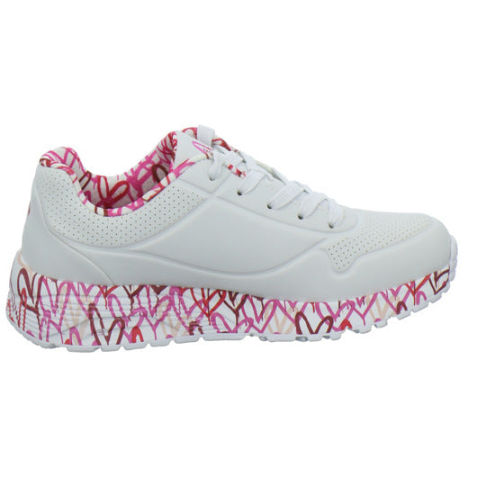 Skechers UNO GOLDCROWN KIDS Halbschuhe Weiß-kombi - 360° Ansicht