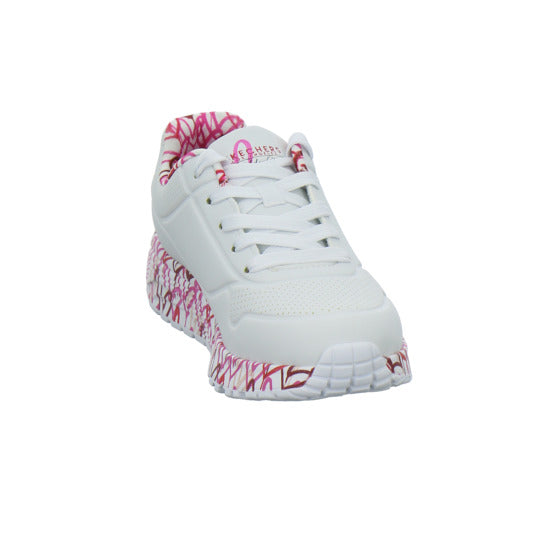 Skechers UNO GOLDCROWN KIDS Halbschuhe Weiß-kombi - 360° Ansicht