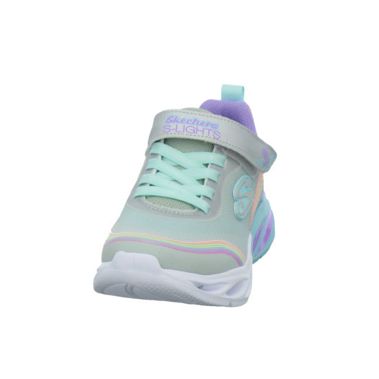 Skechers Halbschuhe Mädchen COSMIC GLOW RAINBOW BEAM Weiß-kombi