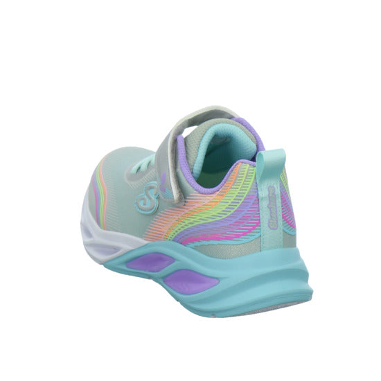 Skechers Halbschuhe Mädchen COSMIC GLOW RAINBOW BEAM Weiß-kombi