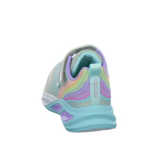 Skechers Halbschuhe Mädchen COSMIC GLOW RAINBOW BEAM Weiß-kombi