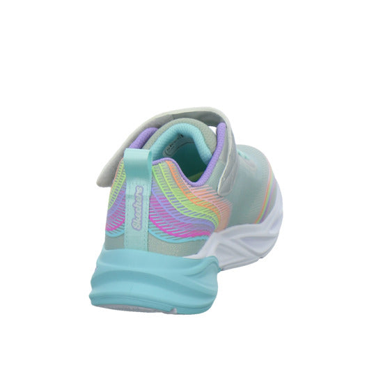 Skechers Halbschuhe Mädchen COSMIC GLOW RAINBOW BEAM Weiß-kombi
