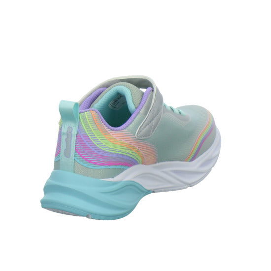 Skechers Halbschuhe Mädchen COSMIC GLOW RAINBOW BEAM Weiß-kombi