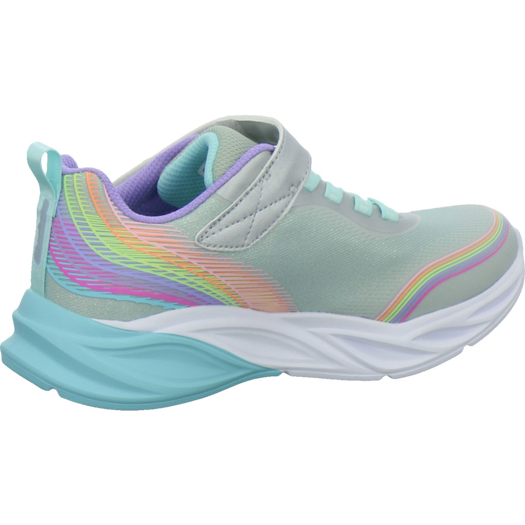 Skechers Halbschuhe Mädchen COSMIC GLOW RAINBOW BEAM Weiß-kombi