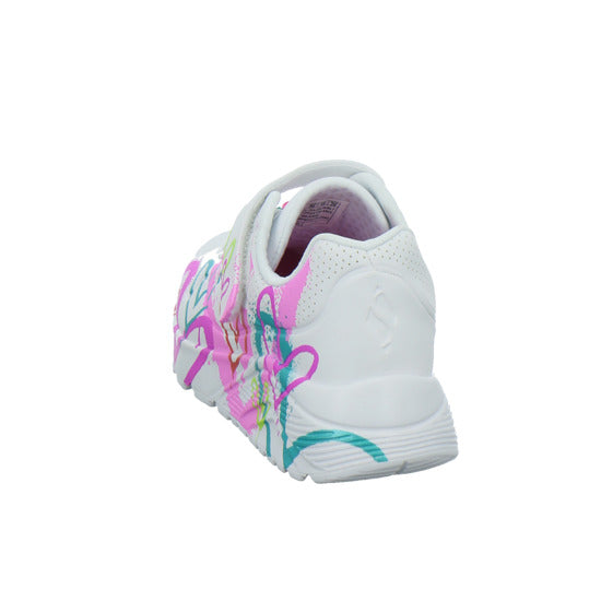 Skechers Halbschuhe Mädchen UNO LITE Weiß-kombi