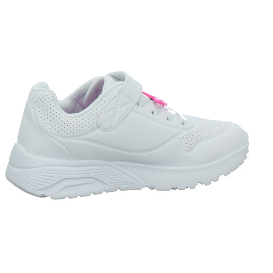 Skechers Halbschuhe Mädchen UNO LITE Weiß-kombi