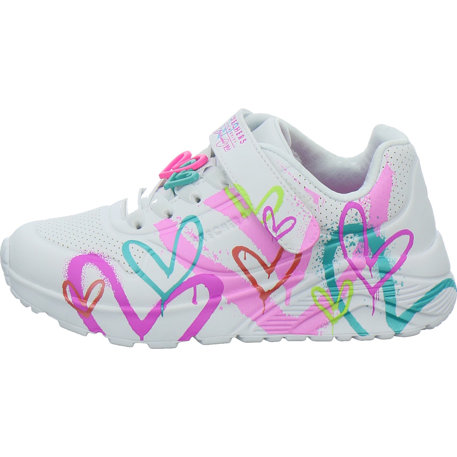 Skechers Halbschuhe Mädchen UNO LITE Weiß-kombi