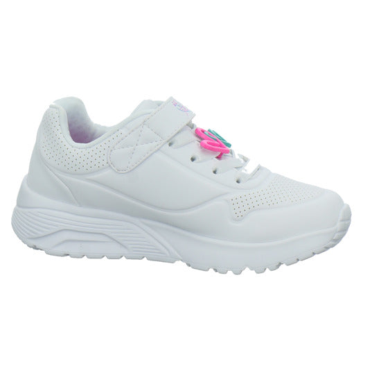 Skechers Halbschuhe Mädchen UNO LITE Weiß-kombi