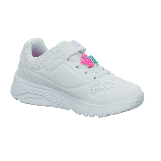 Skechers Halbschuhe Mädchen UNO LITE Weiß-kombi