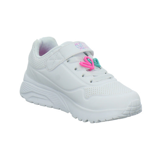 Skechers Halbschuhe Mädchen UNO LITE Weiß-kombi
