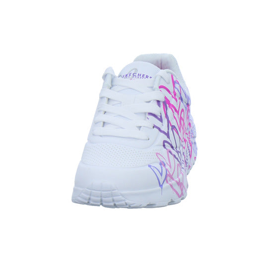 Skechers Halbschuhe Mädchen Uno Lite Weiß-kombi