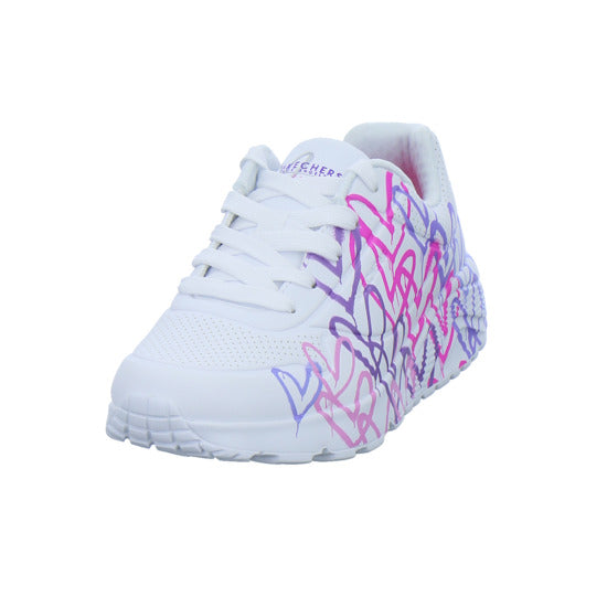 Skechers Halbschuhe Mädchen Uno Lite Weiß-kombi