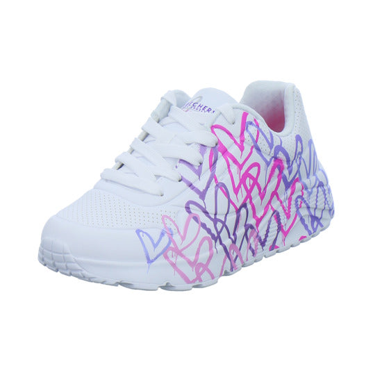 Skechers Halbschuhe Mädchen Uno Lite Weiß-kombi