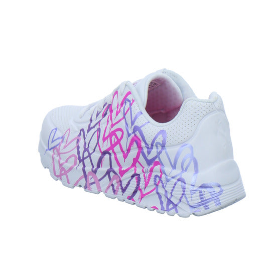 Skechers Halbschuhe Mädchen Uno Lite Weiß-kombi
