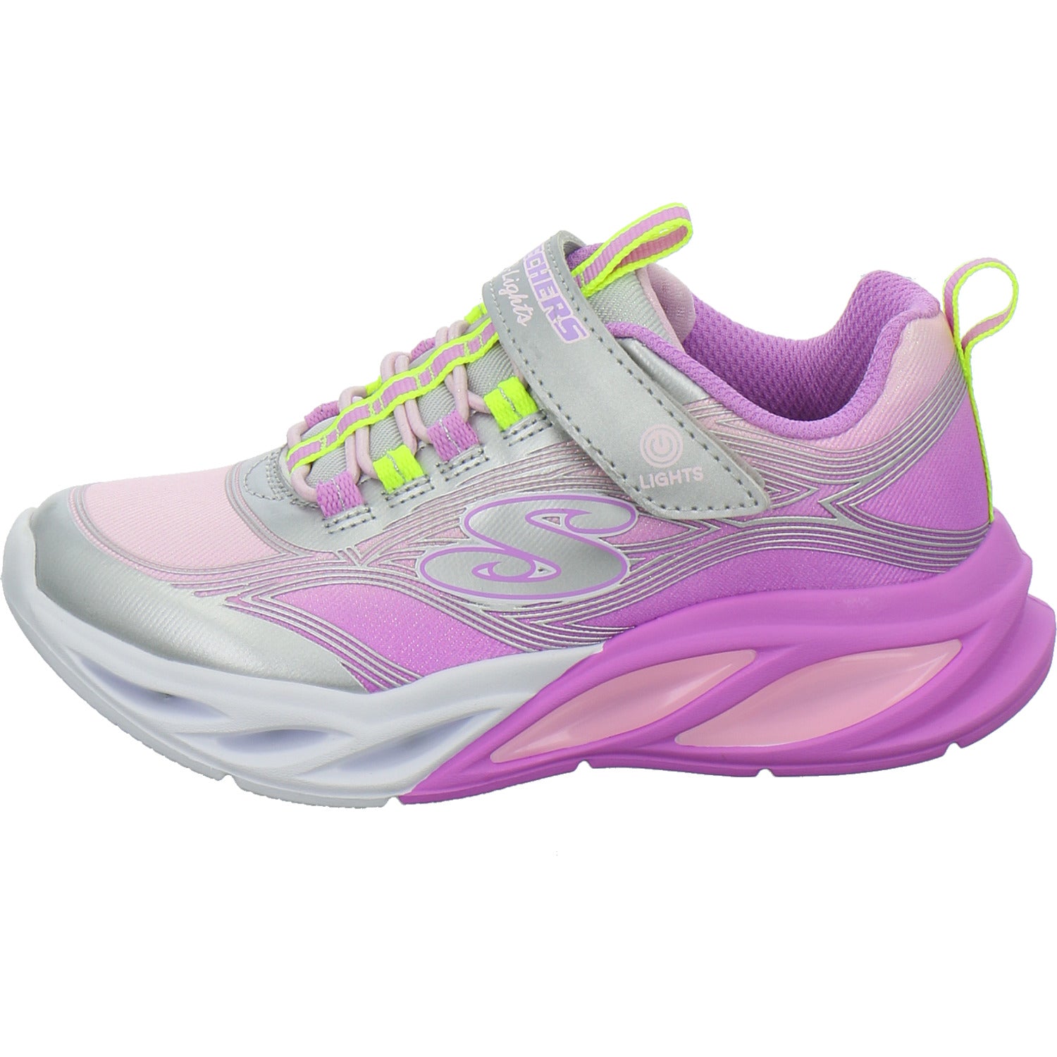 Skechers S-Lights Halbschuhe Silber