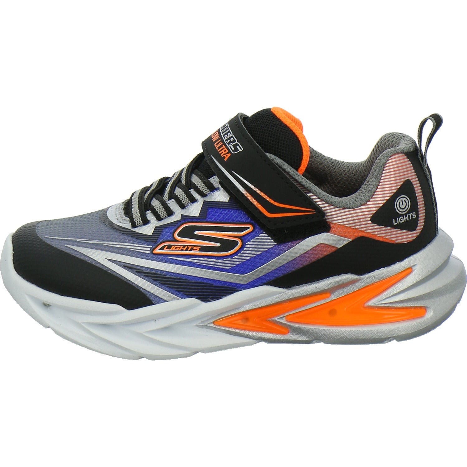 Skechers S-Lights Halbschuhe Schwarz-kombi