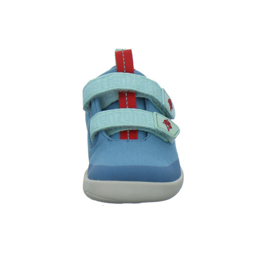 Affenzahn Baumwolle Lucky Halbschuhe Denim - 360° Ansicht